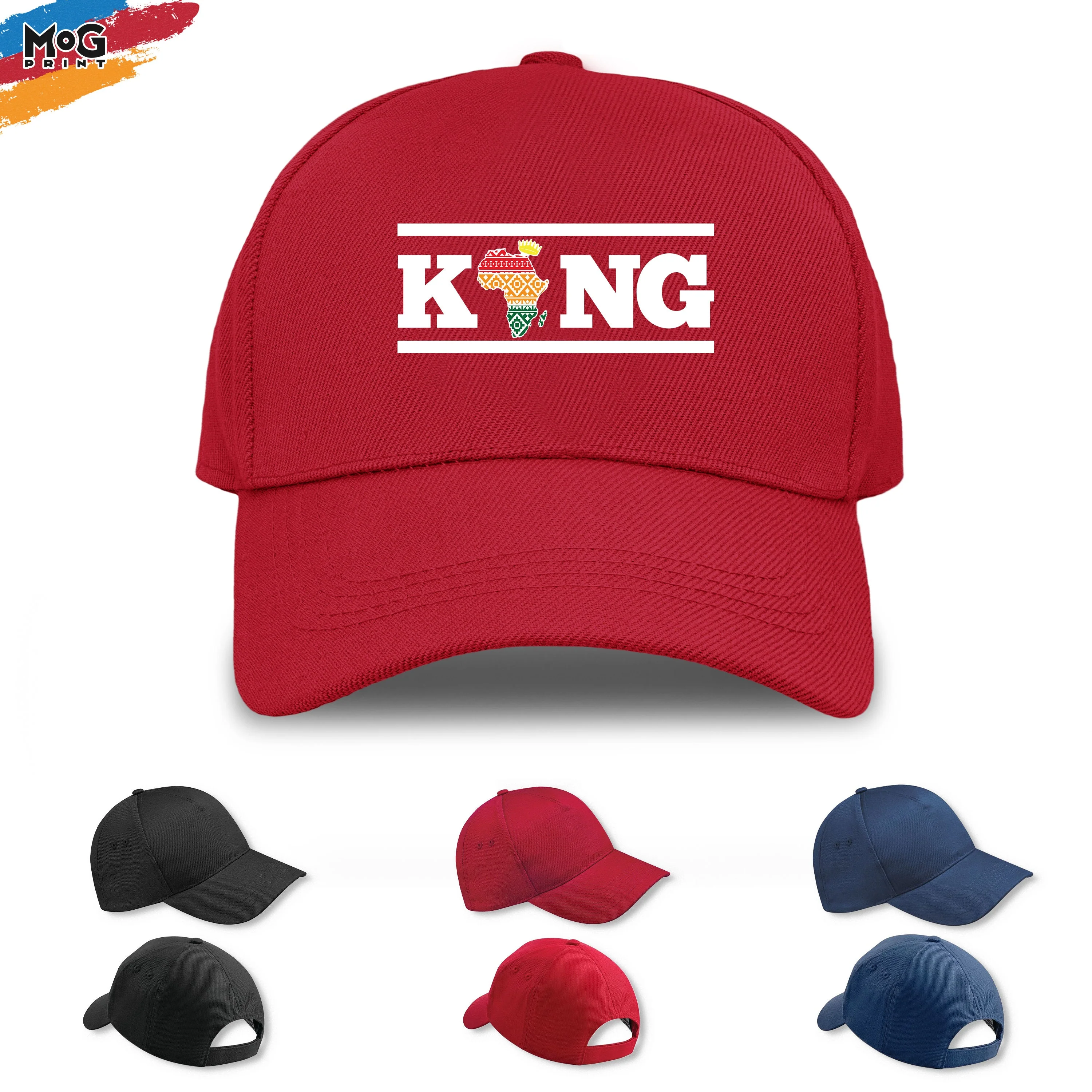 Africa King Baseball Cap, Africa Country Continent, African Heritage Black History Kings, Men's Africa Holiday Vacation Tourism Cap HAT - Image 4