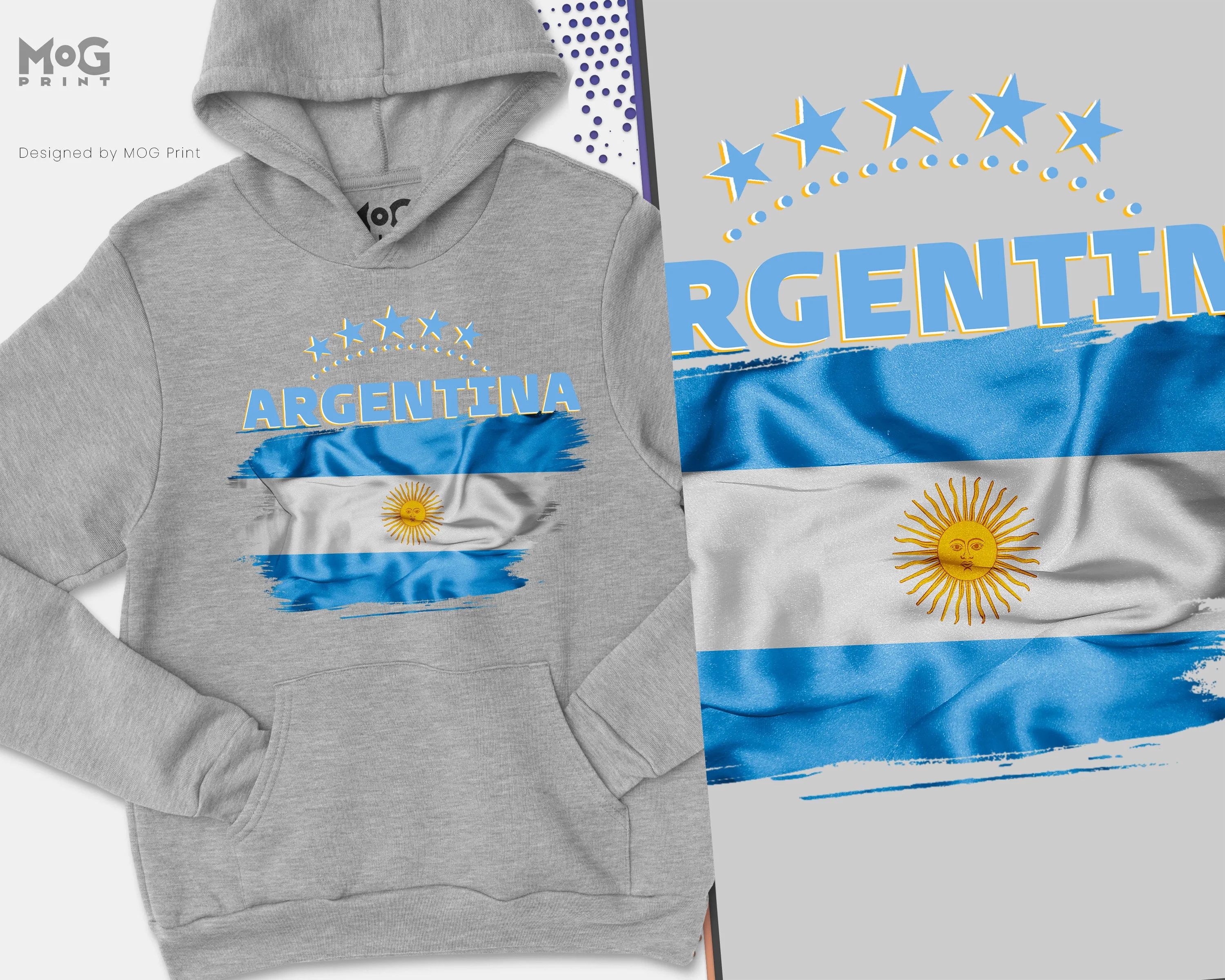 ARGENTINA FLAG Hoodie Argentina Football WorId Argentina National Football Cup Argentina Team Cup Argentina Flag Souvenir Jumper - Image 2