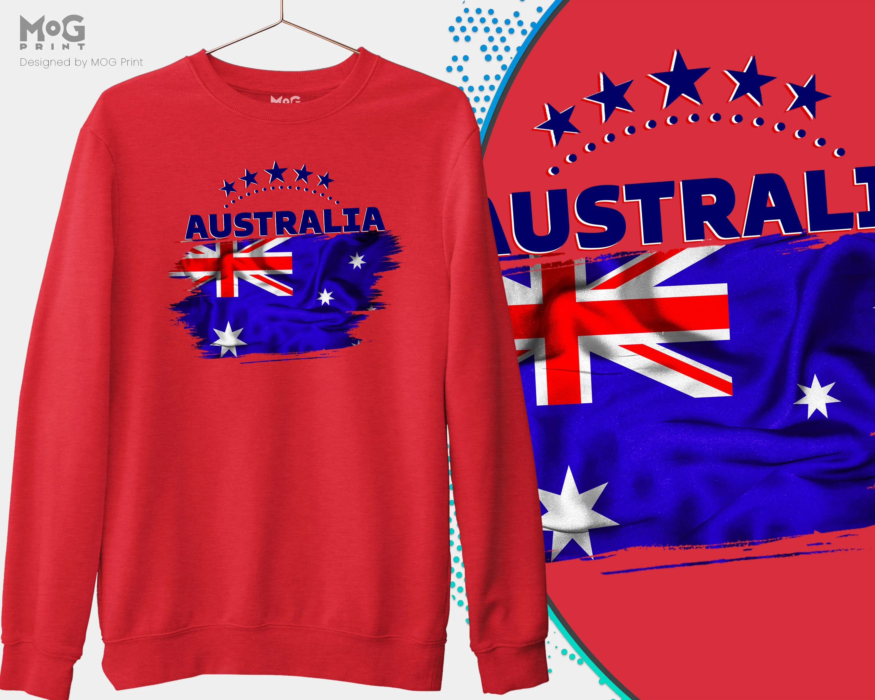 Australia Football Sweatshirt, Aussie Unisex Australia Footballer Jumper Team World Football Cup Australia National Flag Sweater Top - Image 4