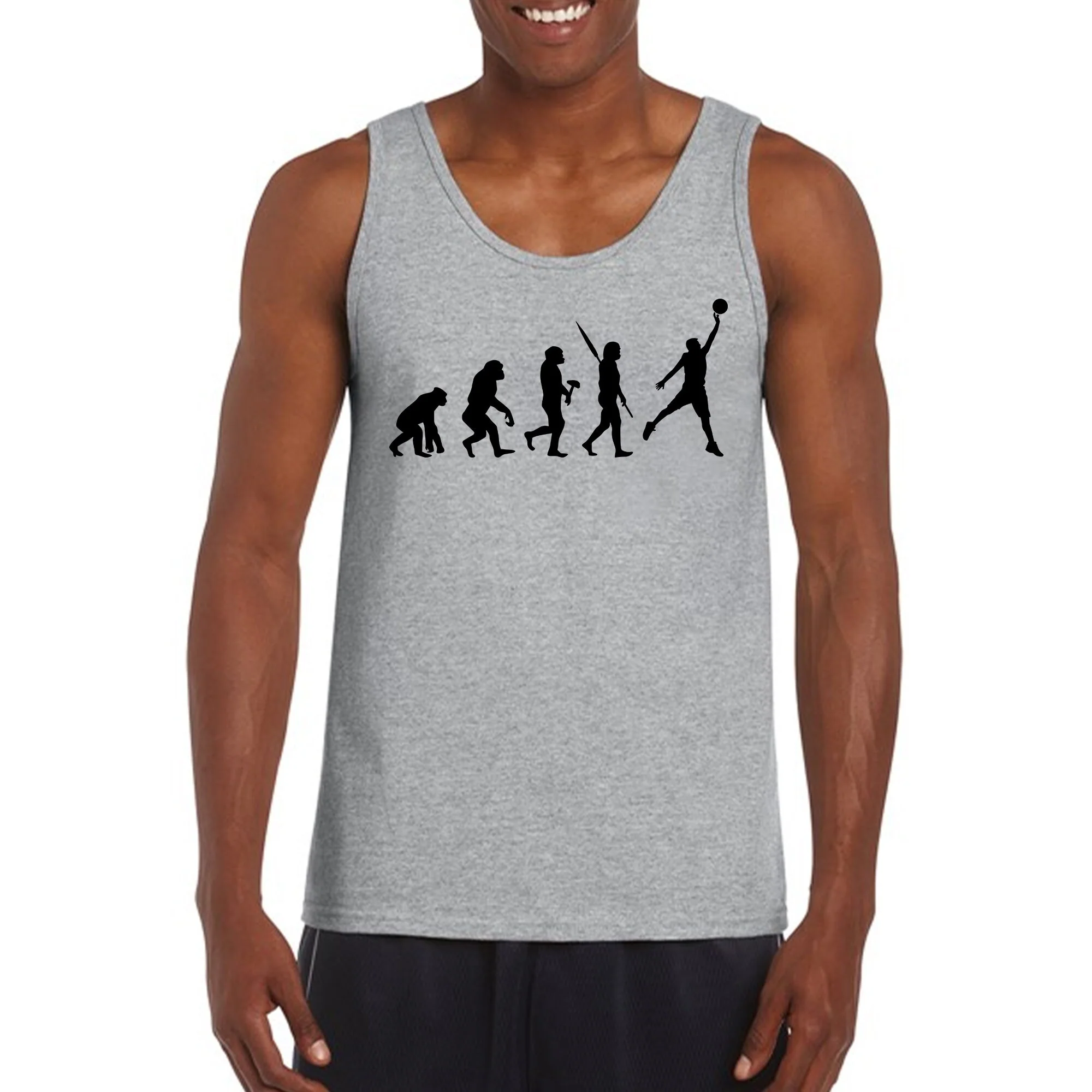 Basketball Evolution Vest, Basketball gifts, Basketball Coach, Basketball Lover, Basketball Apparel Unisex Sports Workout Tank Top - Image 3