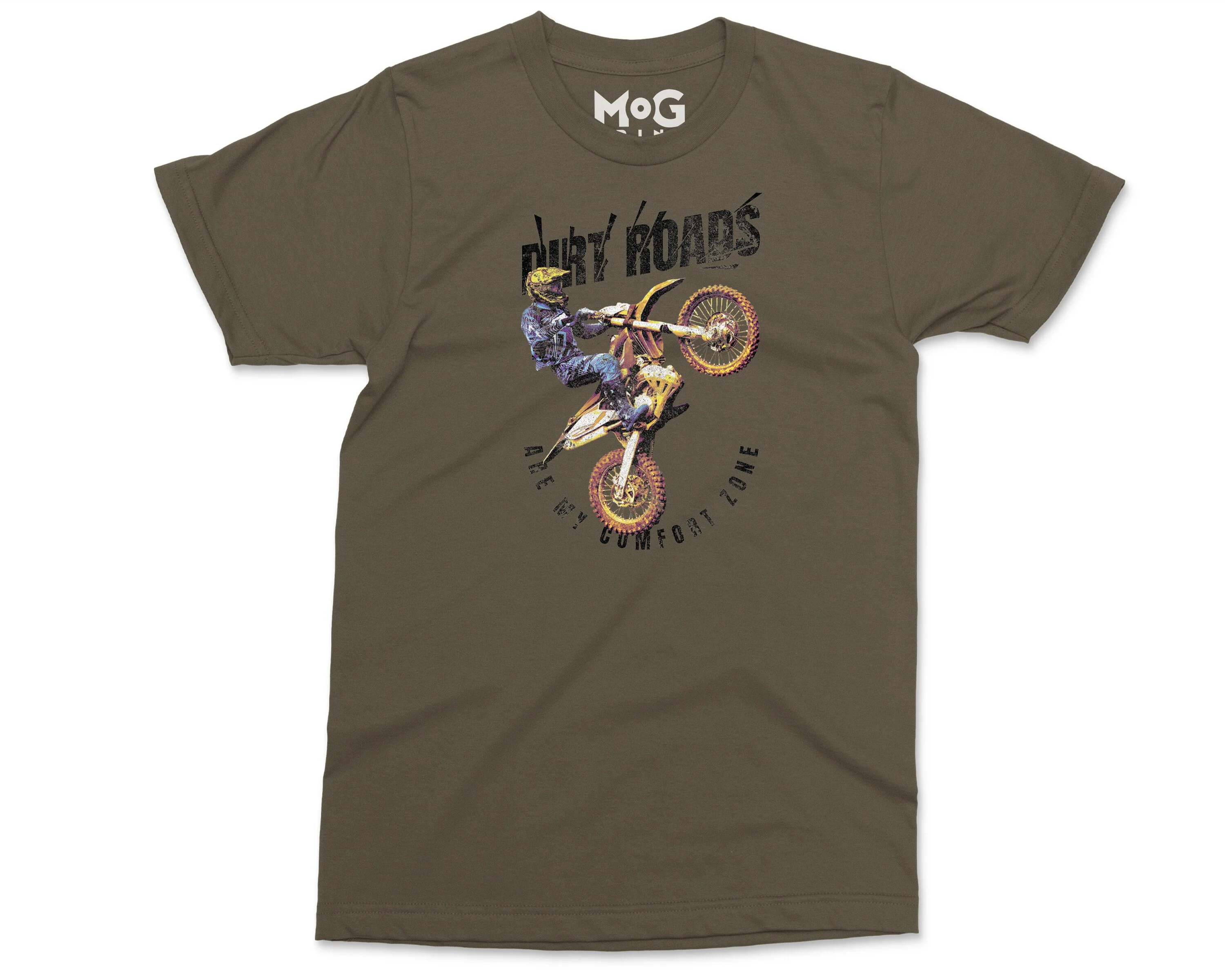 Dirt Roads Are My Comfort Zone T-shirt Motorcycle, Dirt Bike Racing Motocross, Biker Racer Motorcyclist Men's Funny Shirt Bike Motorbike - Image 4