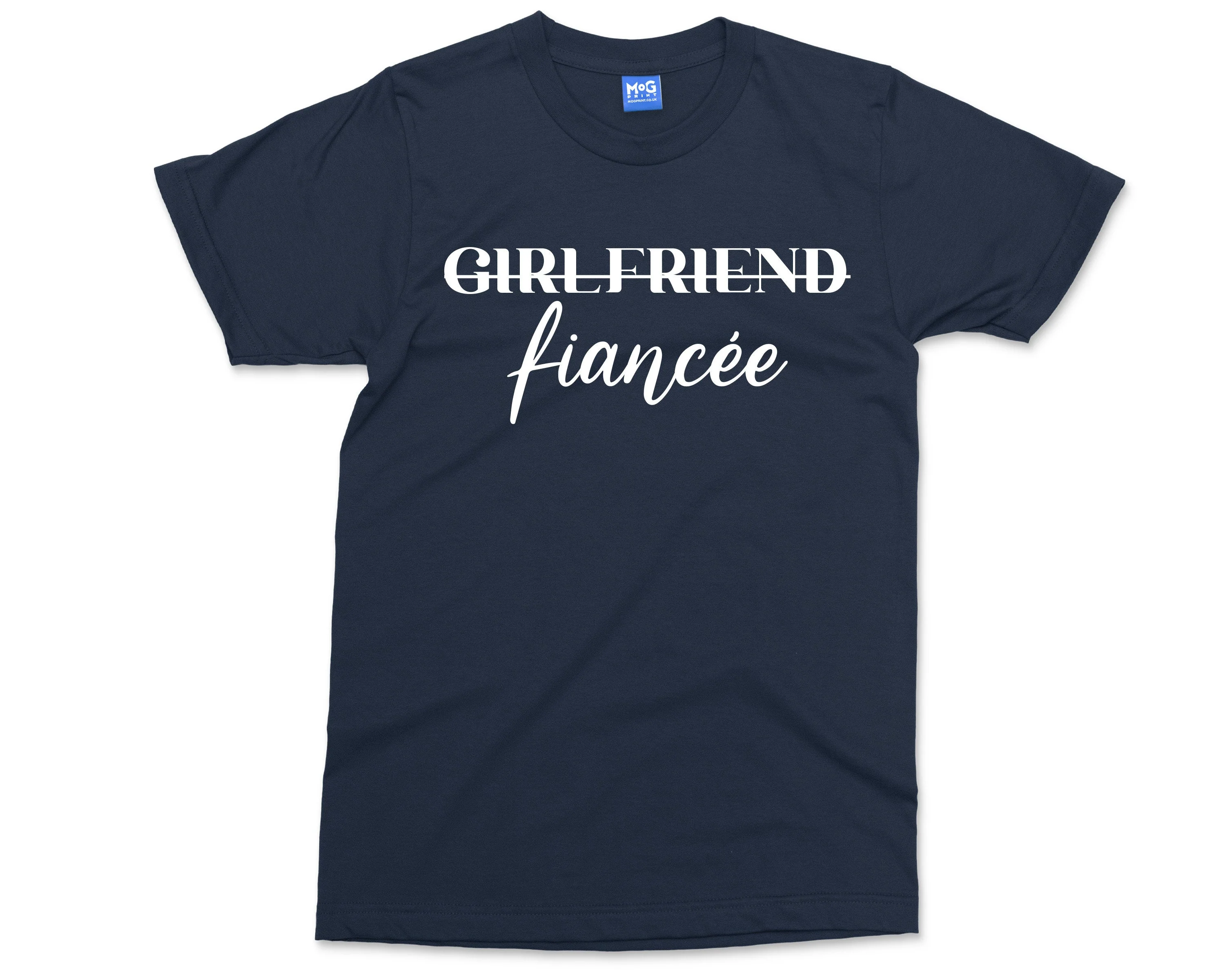 Fiancee Fiance Couples T Shirts Love Engaged Proposal Matching Tees Girl Friend And Boy Friend L Wife And Husband To Be - Image 3