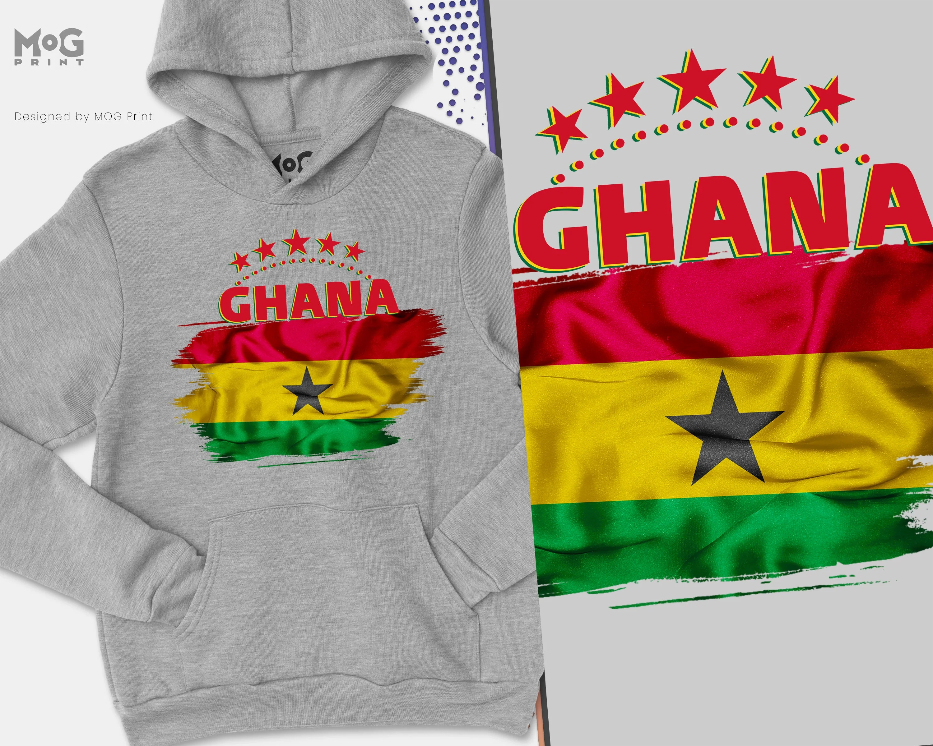 Ghana World Sport Hoodie Ghana World Country Ghana Flag Graphic Ghanian World Football Cup Ghana National Souvenir Gift Hoody - Image 2