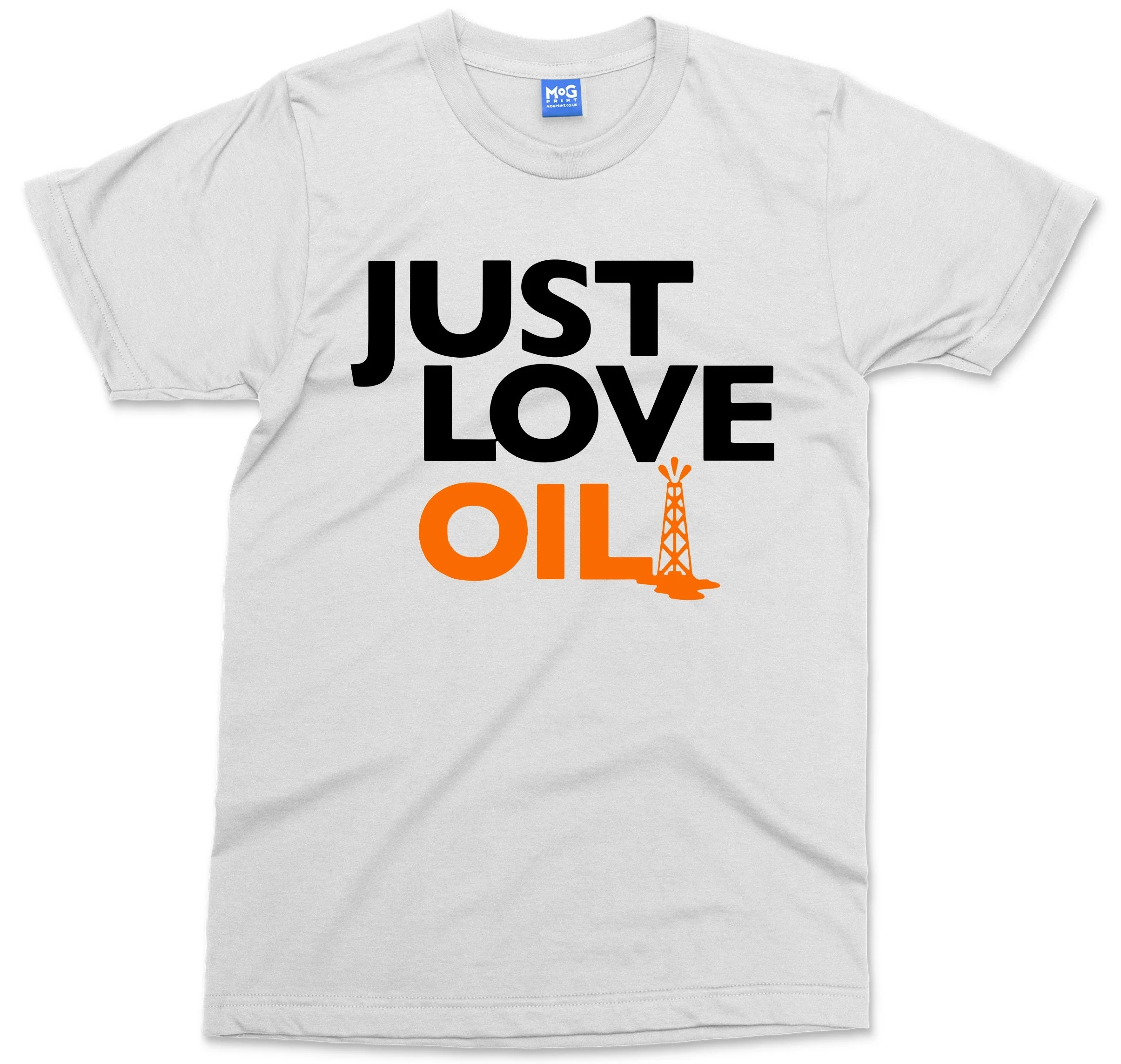 Just Love Oil T-shirt Anti Woke Programming Agenda Climate Change Joke Greta Tee - Image 3