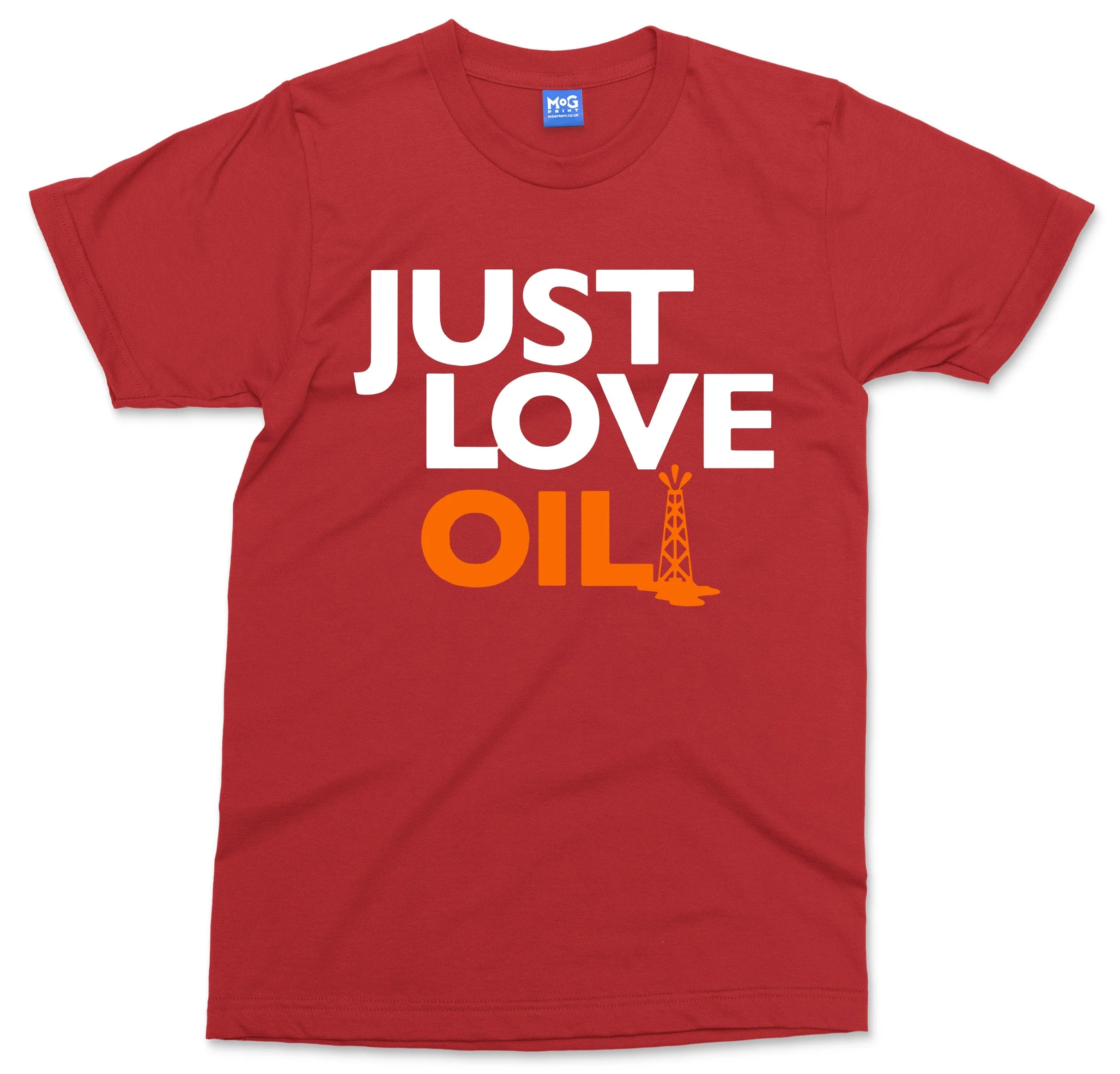 Just Love Oil T-shirt Anti Woke Programming Agenda Climate Change Joke Greta Tee - Image 5