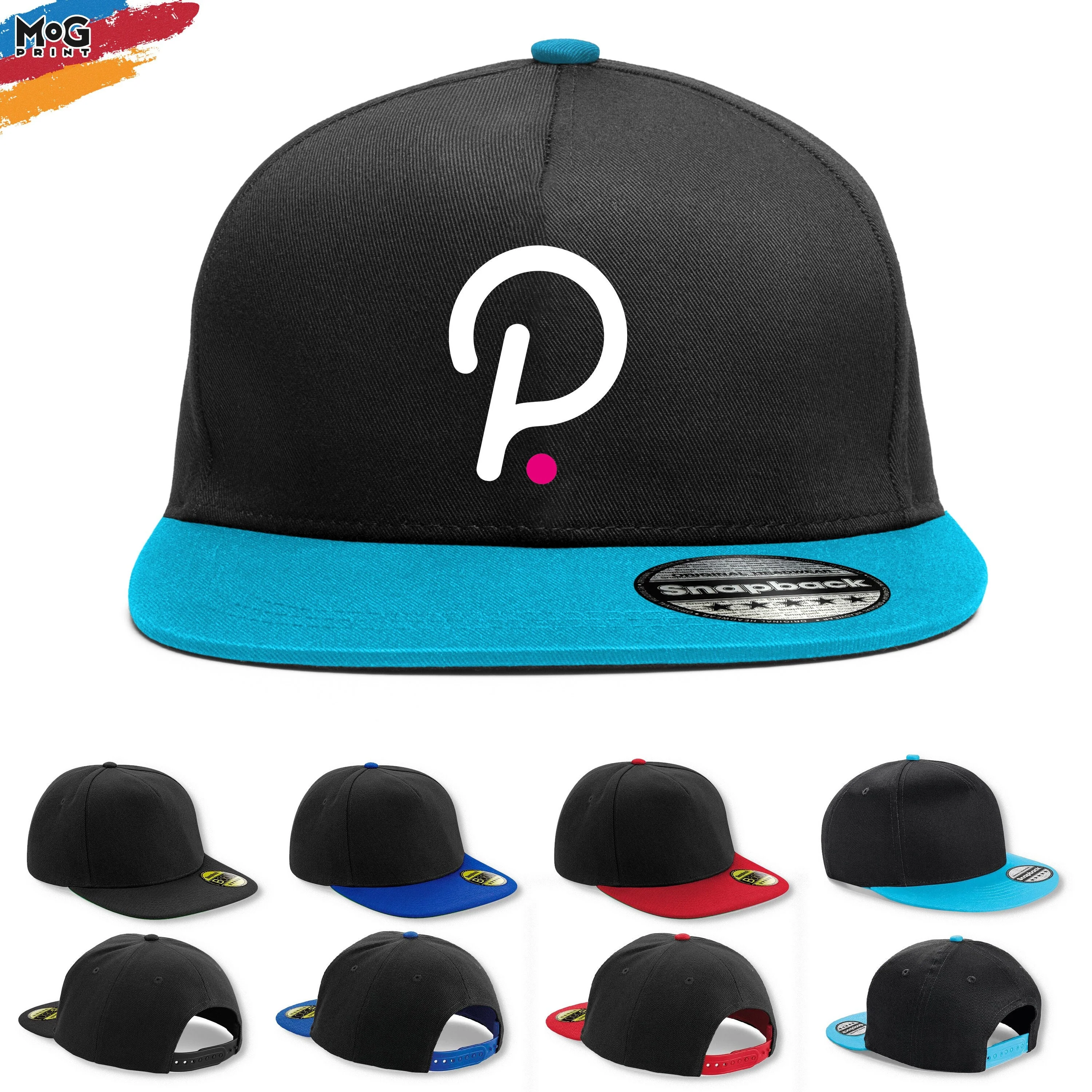 Polkadot Logo Crypto Snapback Hat, Dot Cryptocurrency Investor, Polkadot Trader, Polkadot Hat, Hodl Blockchain Technology, Gift Hat - Image 4