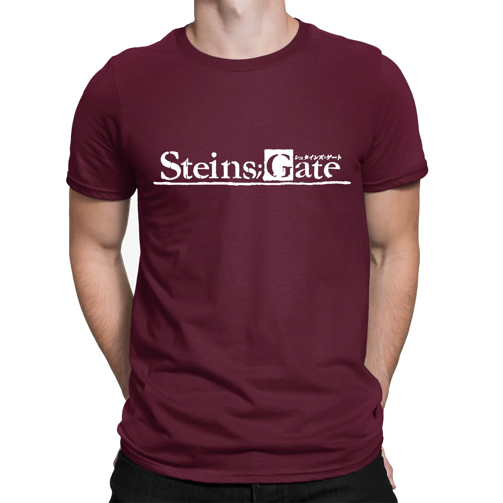 Steins Gate Logo T-shirt Time Travel Anime Lover Tee Manga Reader Gift - Image 4