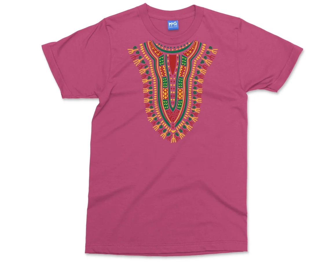 Traditional Dashiki T-shirt Fashion Design African Traditional Printed Cotton Tribal Art African Spirit Dashiki T-shirts Unisex - Image 7